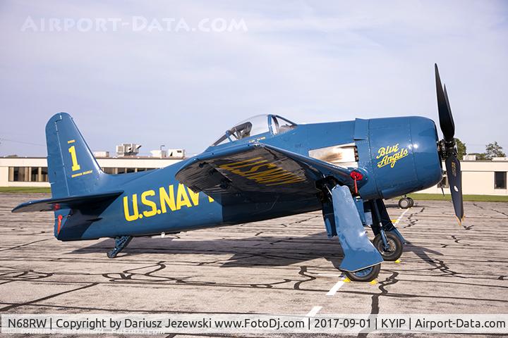 N68RW, 1947 Grumman F8F-2 (G58) Bearcat C/N D.1162, Grumman F8F-2 Bearcat 