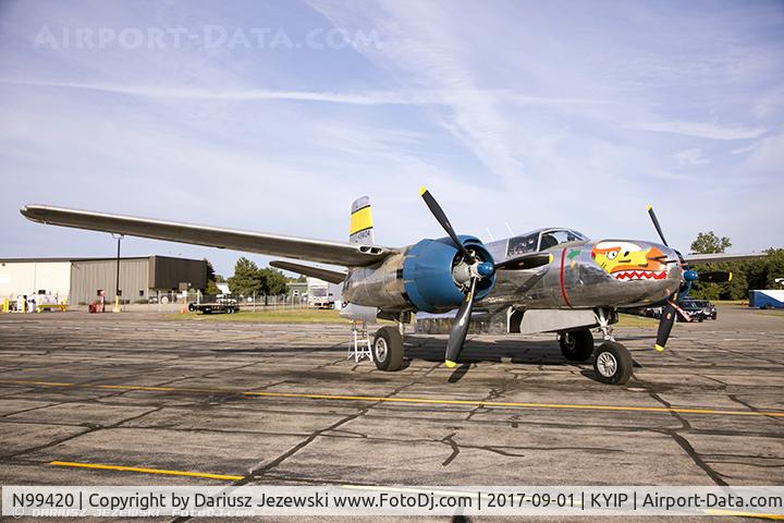 N99420, 1944 Douglas B-26B Invader C/N 27383, Douglas B-26B Invader 