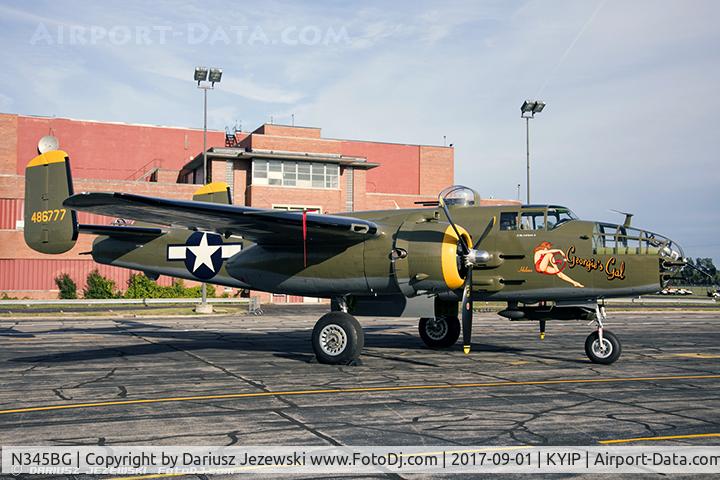 N345BG, 1944 North American TB-25N Mitchell C/N 108-47531, North American TB-25N Mitchell 