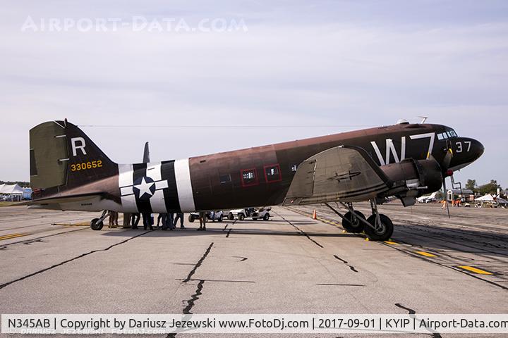 N345AB, 1943 Douglas DC3C-S1C3G (C-47A) C/N 13803, Douglas DC-3C-S1C3G  C/N 13803, N345AB