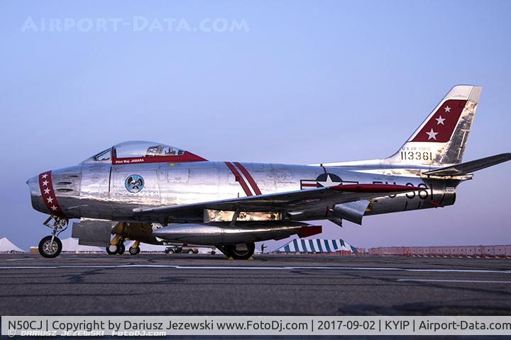 N50CJ, Canadair CL-13B Sabre 6 C/N 1490, Canadair F-86E MK.6 Sabre  C/N 381, N50CJ