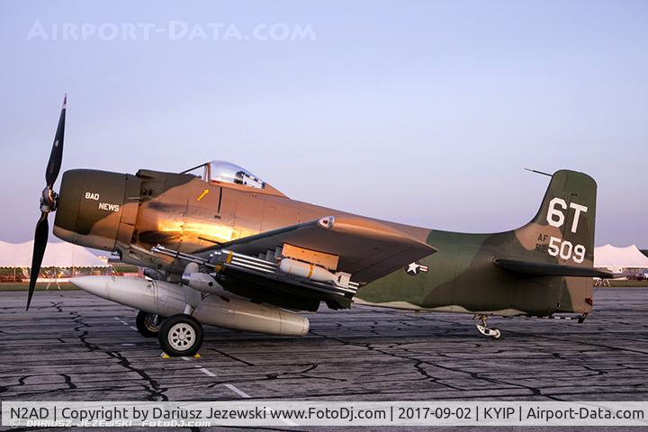 N2AD, 1947 Douglas AD-1 Skyraider C/N 09257/2085, Douglas AD-1 Skyraider 