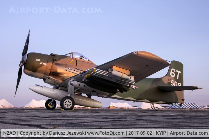 N2AD, 1947 Douglas AD-1 Skyraider C/N 09257/2085, Douglas AD-1 Skyraider 