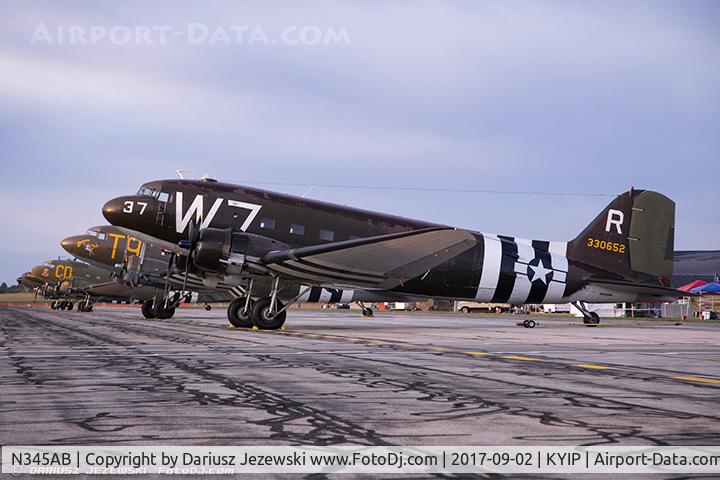 N345AB, 1943 Douglas DC3C-S1C3G (C-47A) C/N 13803, Douglas DC-3C-S1C3G  C/N 13803, N345AB