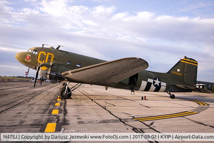 N47SJ, 1943 Douglas DC3C-R (C-47B-5-DK) C/N 14423, Douglas DC-3C-R 