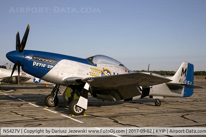 N5427V, 1944 North American F-51D Mustang C/N 44-72942, North American F-51D Mustang 