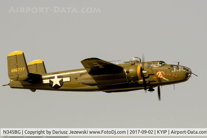 N345BG, 1944 North American TB-25N Mitchell C/N 108-47531, North American TB-25N Mitchell 