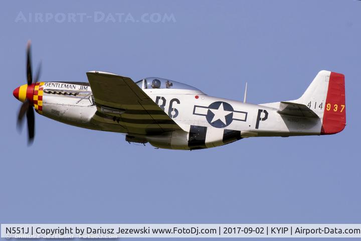 N551J, 1957 North American P-51D Mustang C/N 44-74230, North American P-51D Mustang 