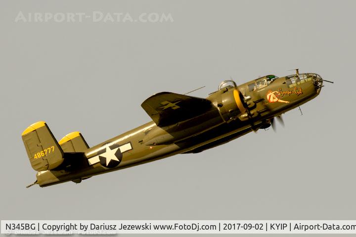 N345BG, 1944 North American TB-25N Mitchell C/N 108-47531, North American TB-25N Mitchell 