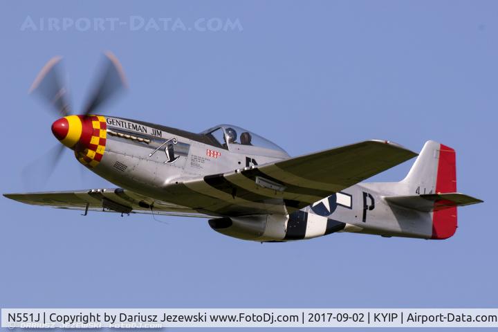 N551J, 1957 North American P-51D Mustang C/N 44-74230, North American P-51D Mustang 