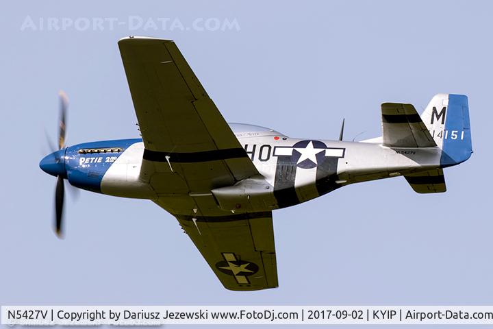 N5427V, 1944 North American F-51D Mustang C/N 44-72942, North American F-51D Mustang 