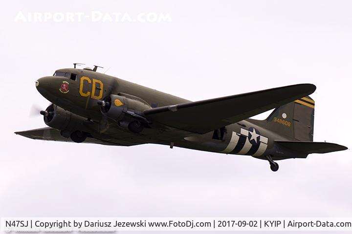 N47SJ, 1943 Douglas DC3C-R (C-47B-5-DK) C/N 14423, Douglas DC-3C-R 