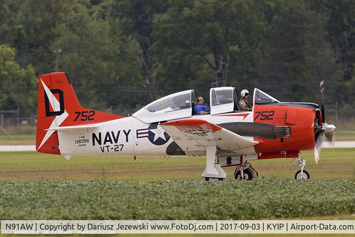 N91AW, North American T-28B Trojan C/N 200-427 (138356), North American T-28B Trojan  C/N 138356, NX91AW