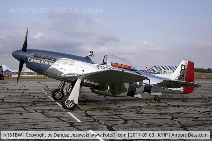 N151BW, 1962 North American P-51D Mustang C/N 44-74813, North American P-51D Mustang 