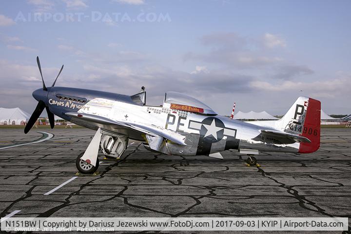 N151BW, 1962 North American P-51D Mustang C/N 44-74813, North American P-51D Mustang 