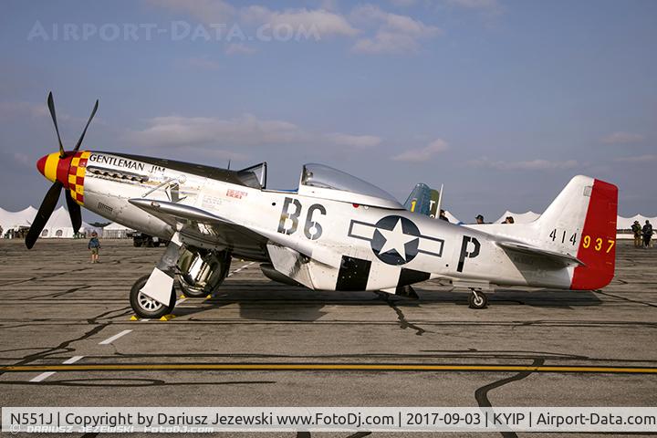 N551J, 1957 North American P-51D Mustang C/N 44-74230, North American P-51D Mustang 
