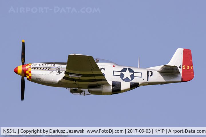 N551J, 1957 North American P-51D Mustang C/N 44-74230, North American P-51D Mustang 