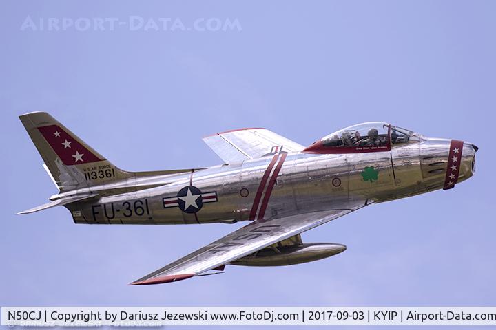 N50CJ, Canadair CL-13B Sabre 6 C/N 1490, N50JC