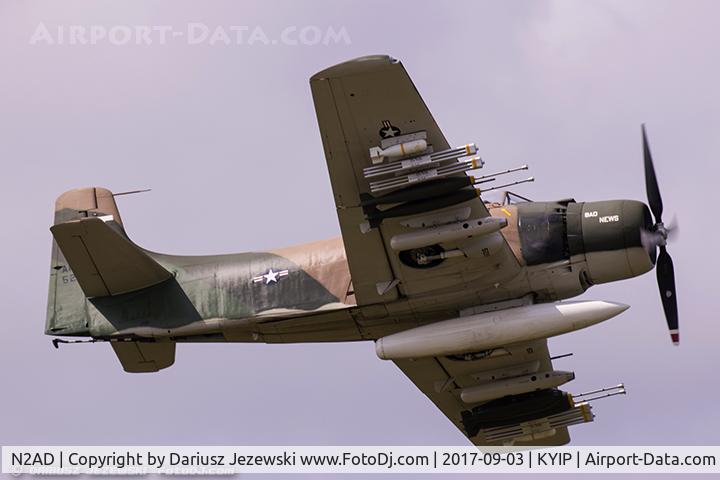 N2AD, 1947 Douglas AD-1 Skyraider C/N 09257/2085, Douglas AD-1 Skyraider 