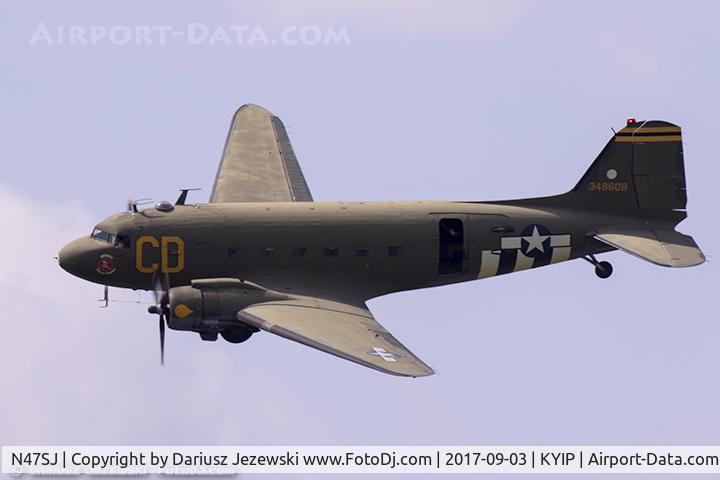N47SJ, 1943 Douglas DC3C-R (C-47B-5-DK) C/N 14423, Douglas DC-3C-R 