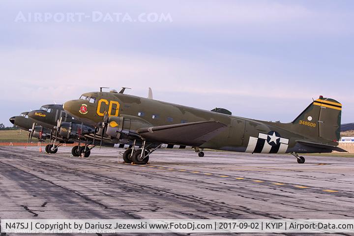 N47SJ, 1943 Douglas DC3C-R (C-47B-5-DK) C/N 14423, Douglas DC-3C-R 