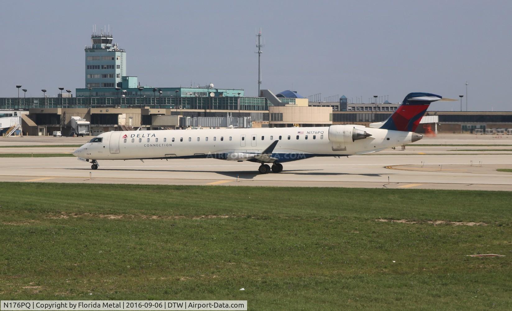 N176PQ, 2008 Bombardier CRJ-900ER (CL-600-2D24) C/N 15176, Delta Connection