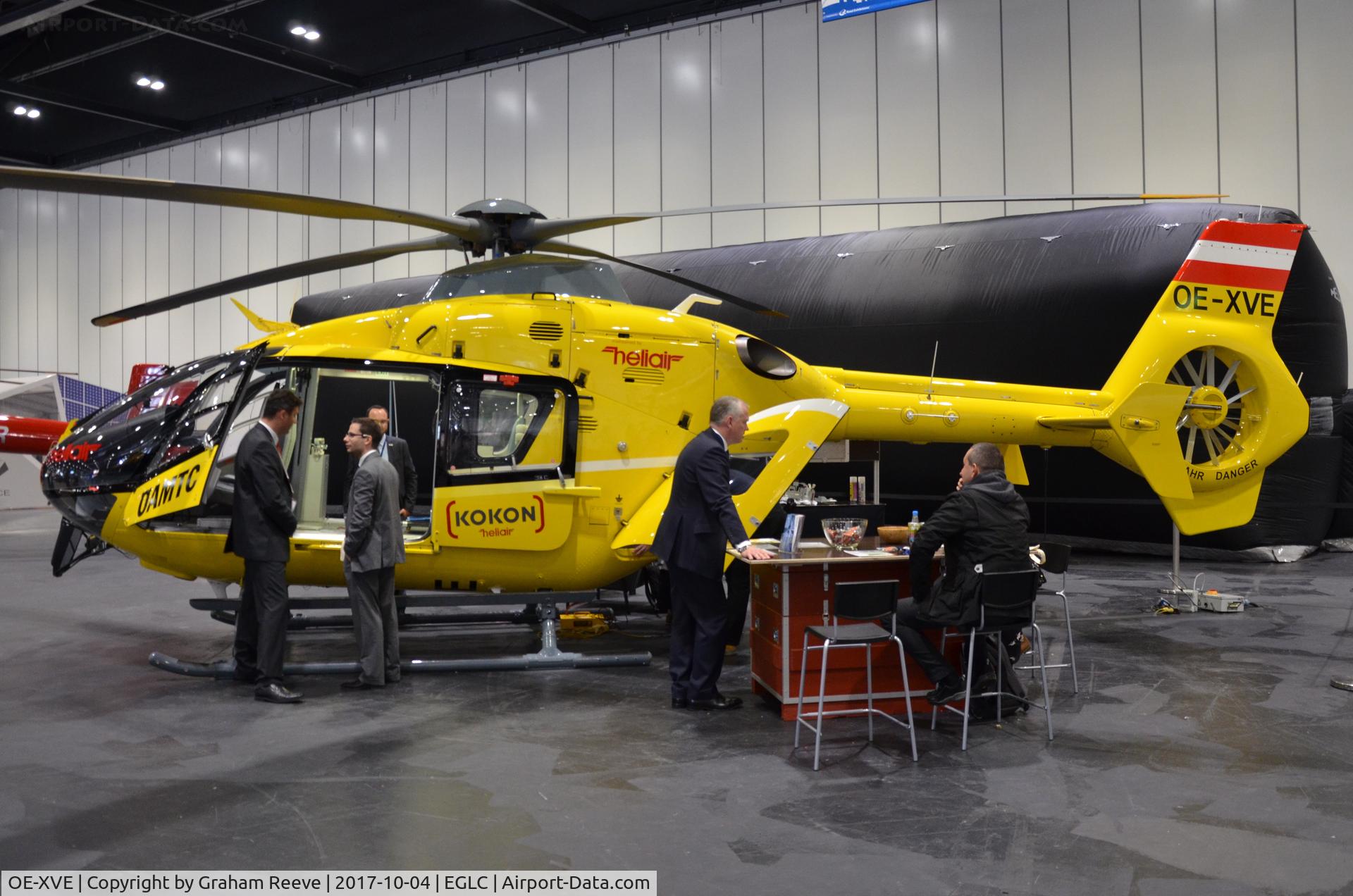 OE-XVE, 2004 Eurocopter EC-135T-2 C/N 0374, On display at Helitch 2017.