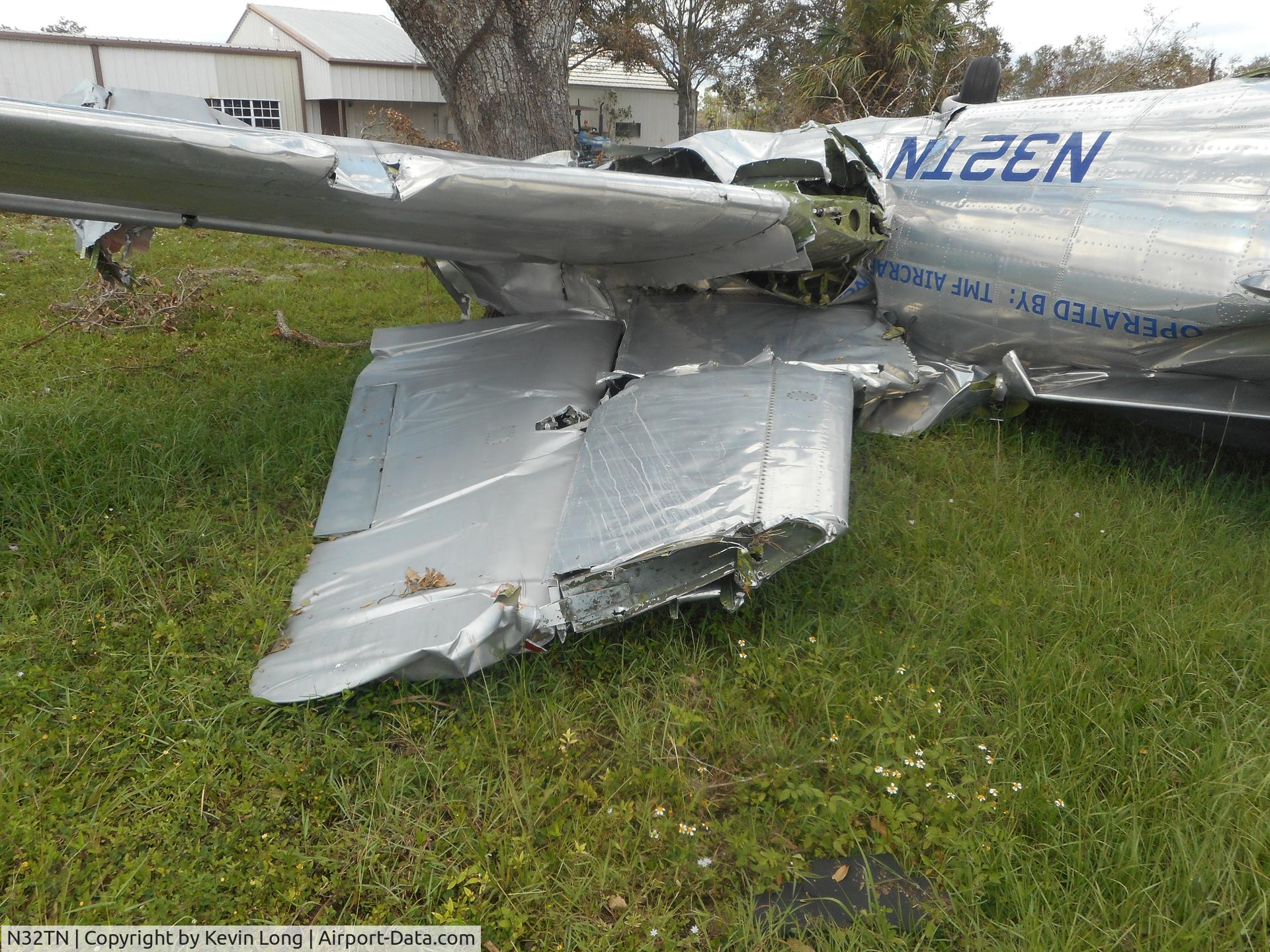 N32TN, 1951 Douglas VC-117D Skytrain C/N 43301, N32TN after Hurricane Irma at the LaBelle Airport. Her last flight.