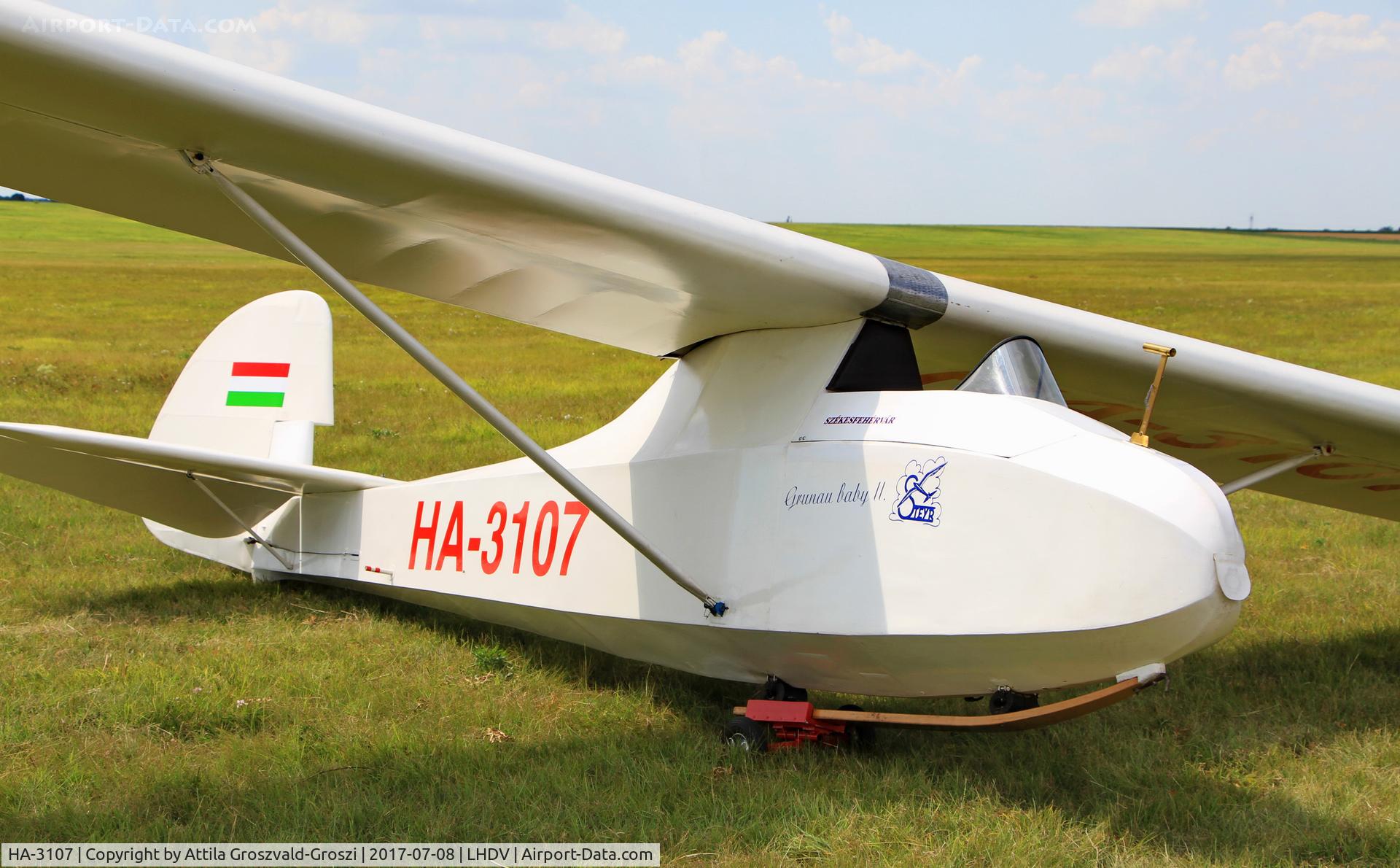 HA-3107, Schneider Baby IIb C/N 002, Dunaújváros-Kisapostag Airport, Hungary