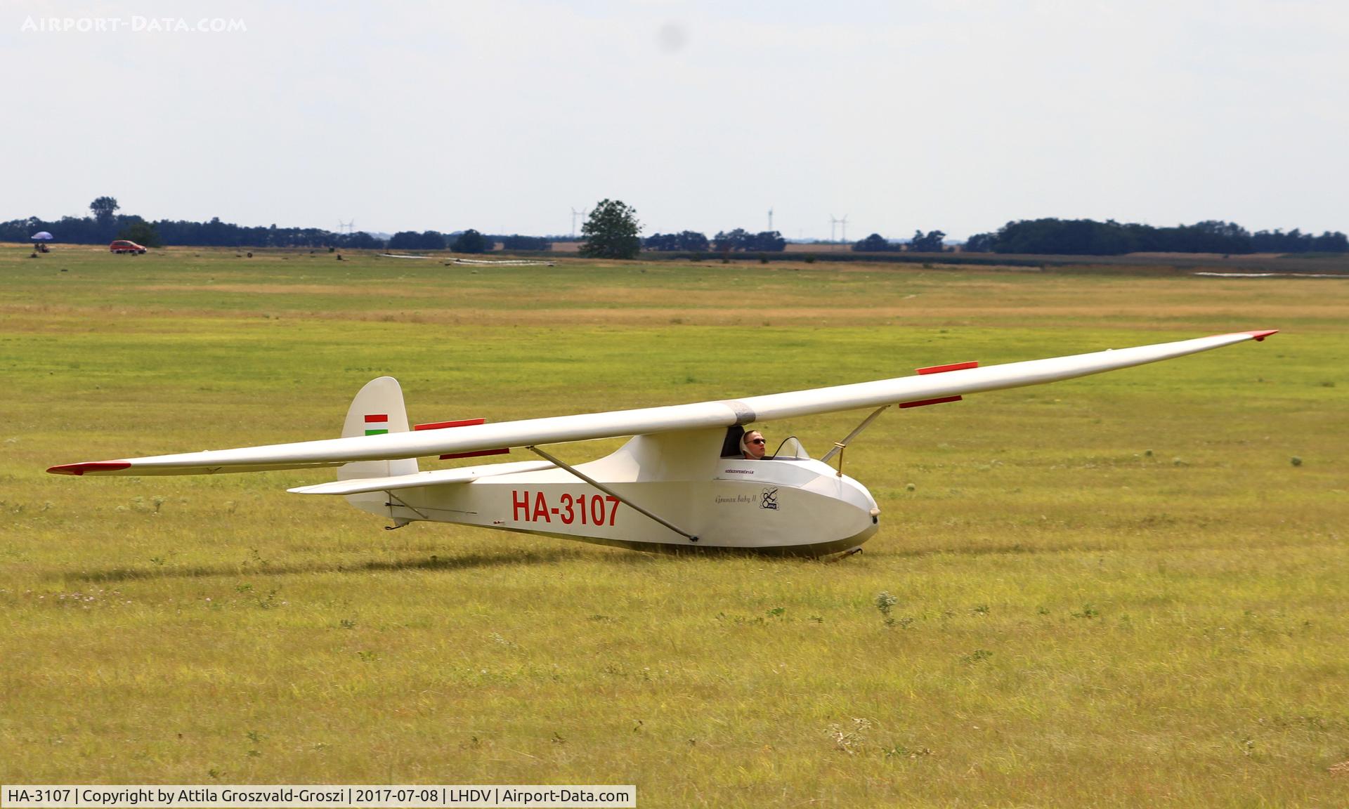 HA-3107, Schneider Baby IIb C/N 002, Dunaújváros-Kisapostag Airport, Hungary