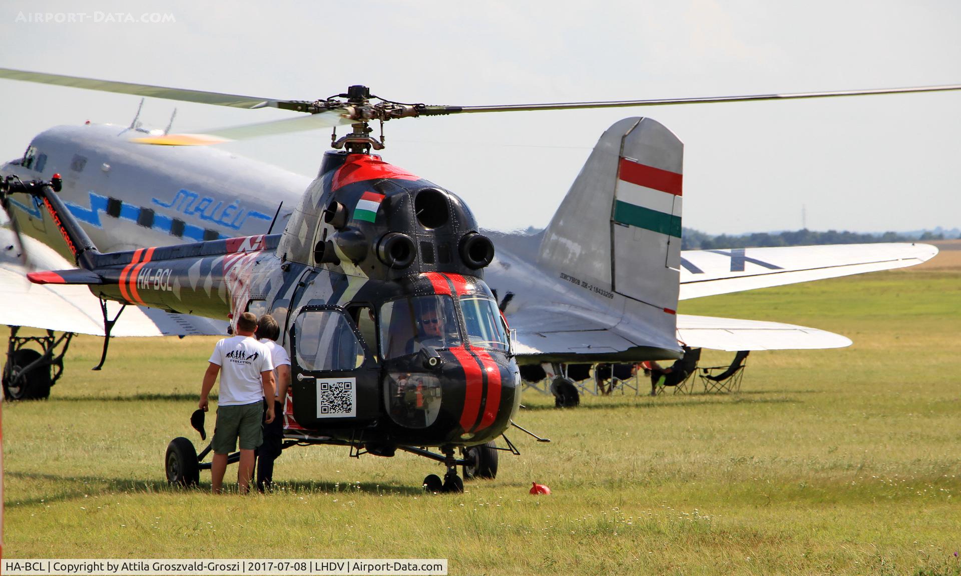 HA-BCL, 1974 Mil (PZL-Swidnik) Mi-2 C/N 563820114, Dunaújváros-Kisapostag Airport, Hungary