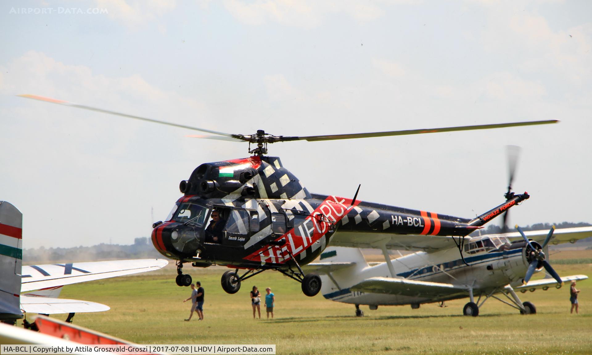 HA-BCL, 1974 Mil (PZL-Swidnik) Mi-2 C/N 563820114, Dunaújváros-Kisapostag Airport, Hungary