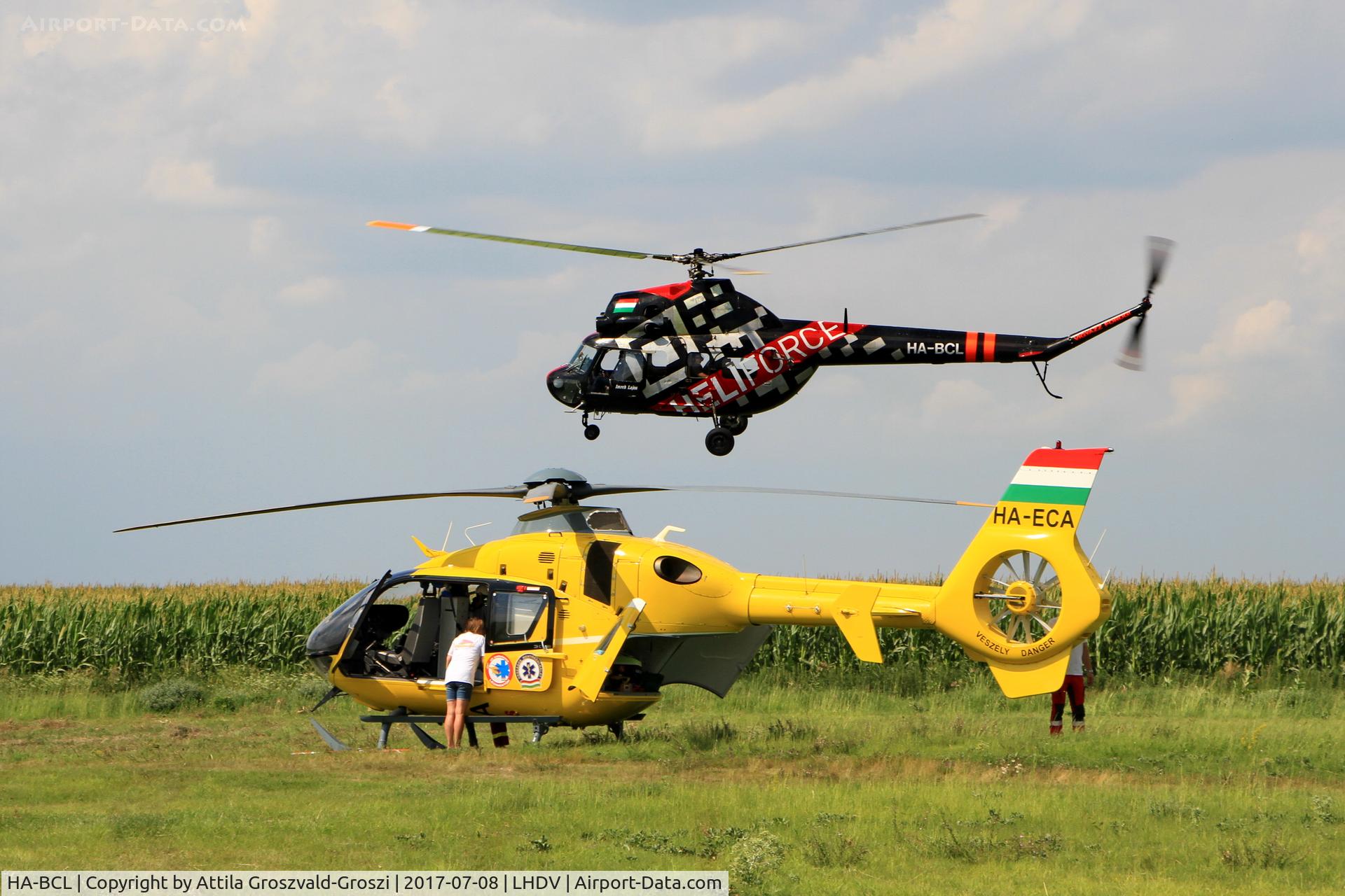 HA-BCL, 1974 Mil (PZL-Swidnik) Mi-2 C/N 563820114, Dunaújváros-Kisapostag Airport, Hungary