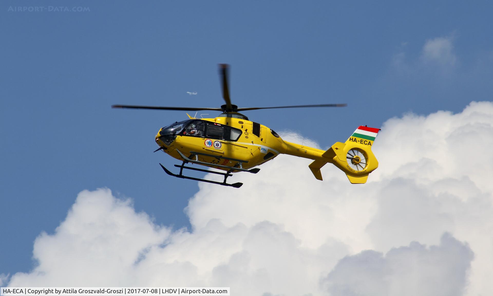 HA-ECA, 2006 Eurocopter EC-135T-2 C/N 0500, Dunaújváros-Kisapostag Airport, Hungary