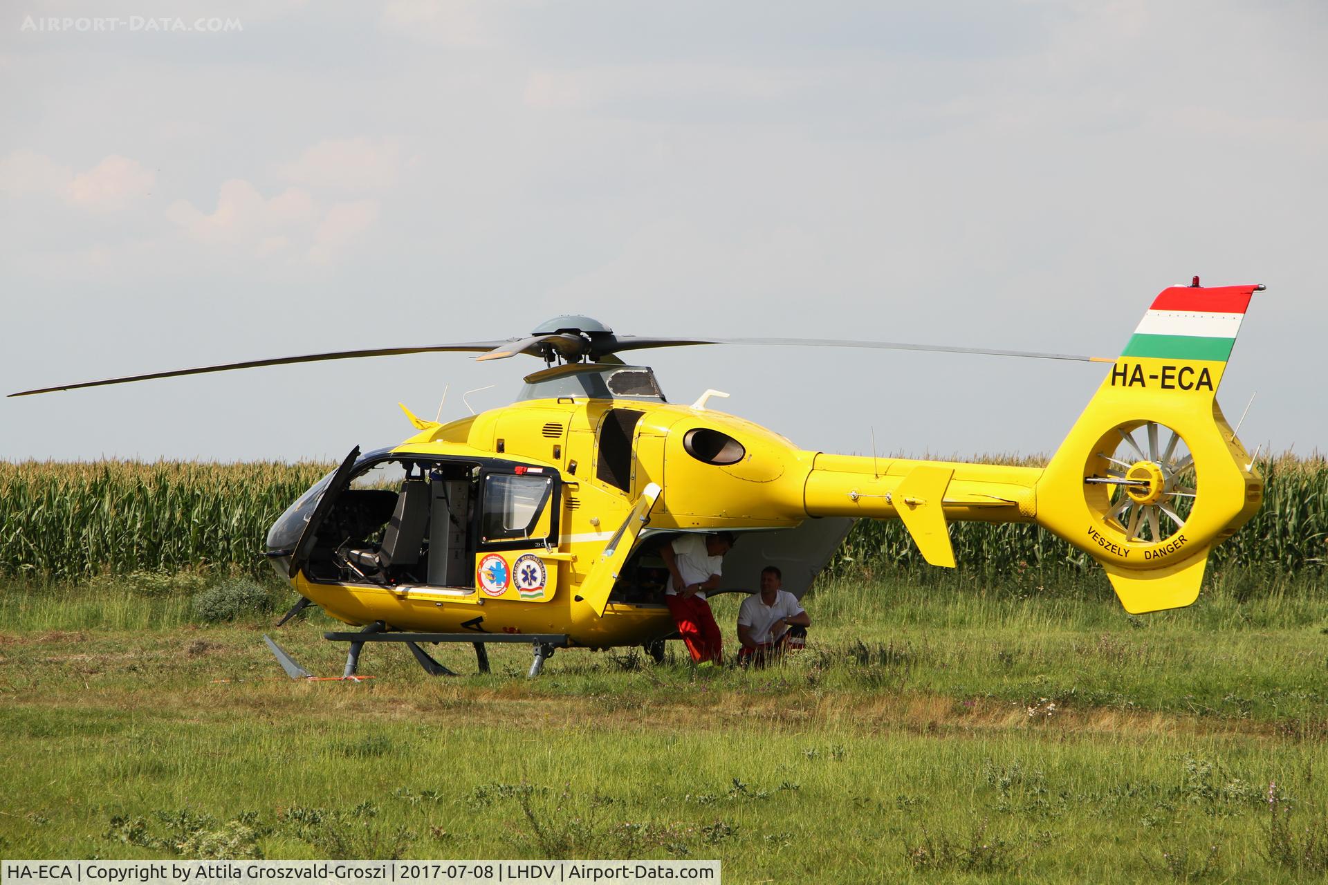 HA-ECA, 2006 Eurocopter EC-135T-2 C/N 0500, Dunaújváros-Kisapostag Airport, Hungary