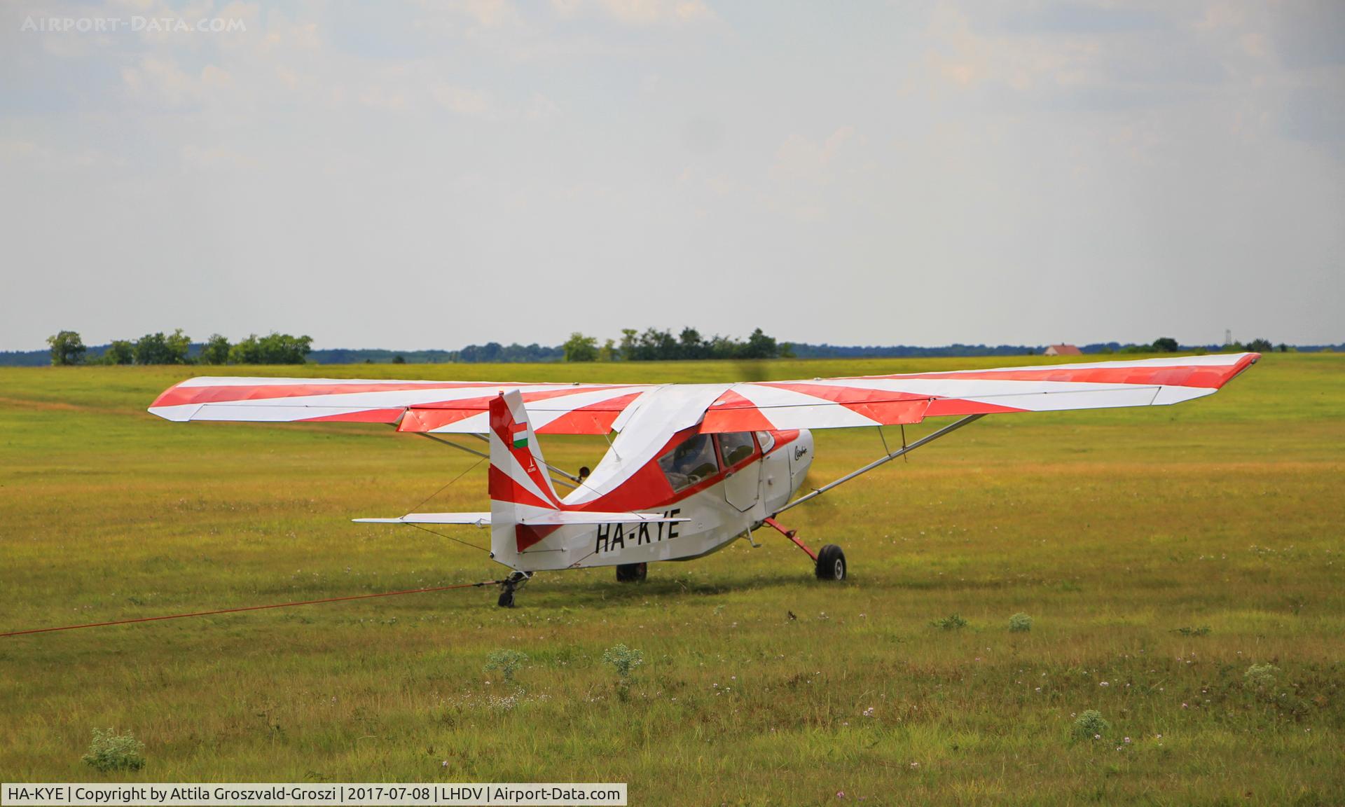 HA-KYE, 1997 Bellanca 7GCBC Citabria C/N 215-70, Dunaújváros-Kisapostag Airport, Hungary