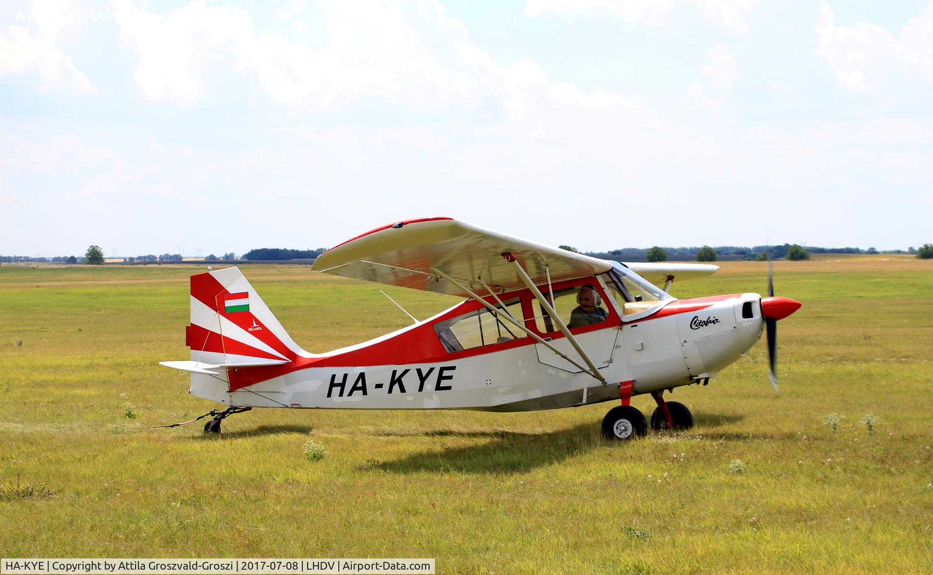 HA-KYE, 1997 Bellanca 7GCBC Citabria C/N 215-70, Dunaújváros-Kisapostag Airport, Hungary