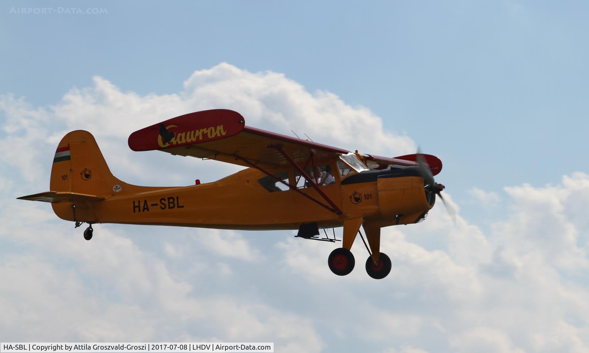 HA-SBL, 1969 PZL-Okecie PZL-101A Gawron C/N 119294, Dunaújváros-Kisapostag Airport, Hungary