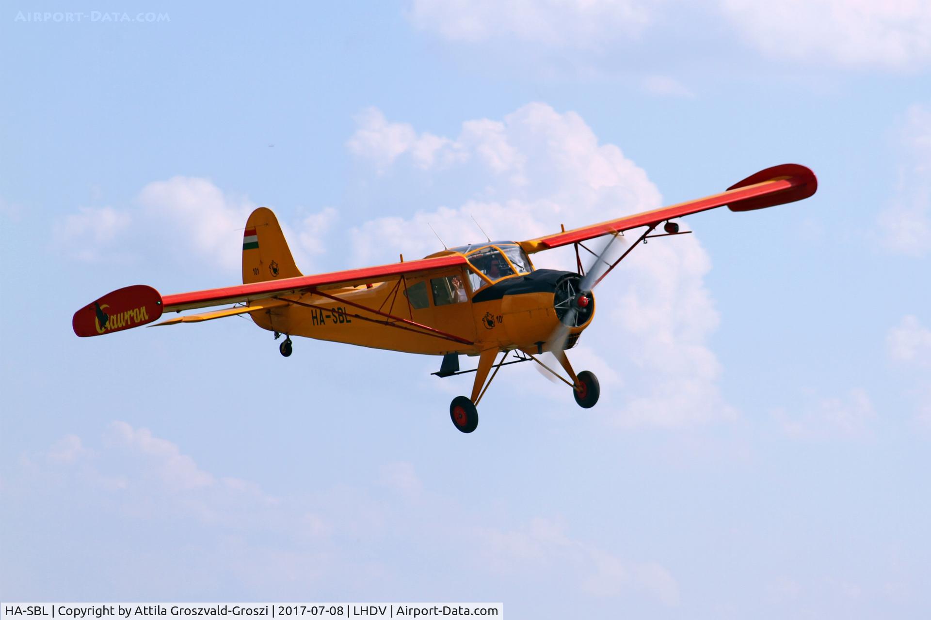 HA-SBL, 1969 PZL-Okecie PZL-101A Gawron C/N 119294, Dunaújváros-Kisapostag Airport, Hungary