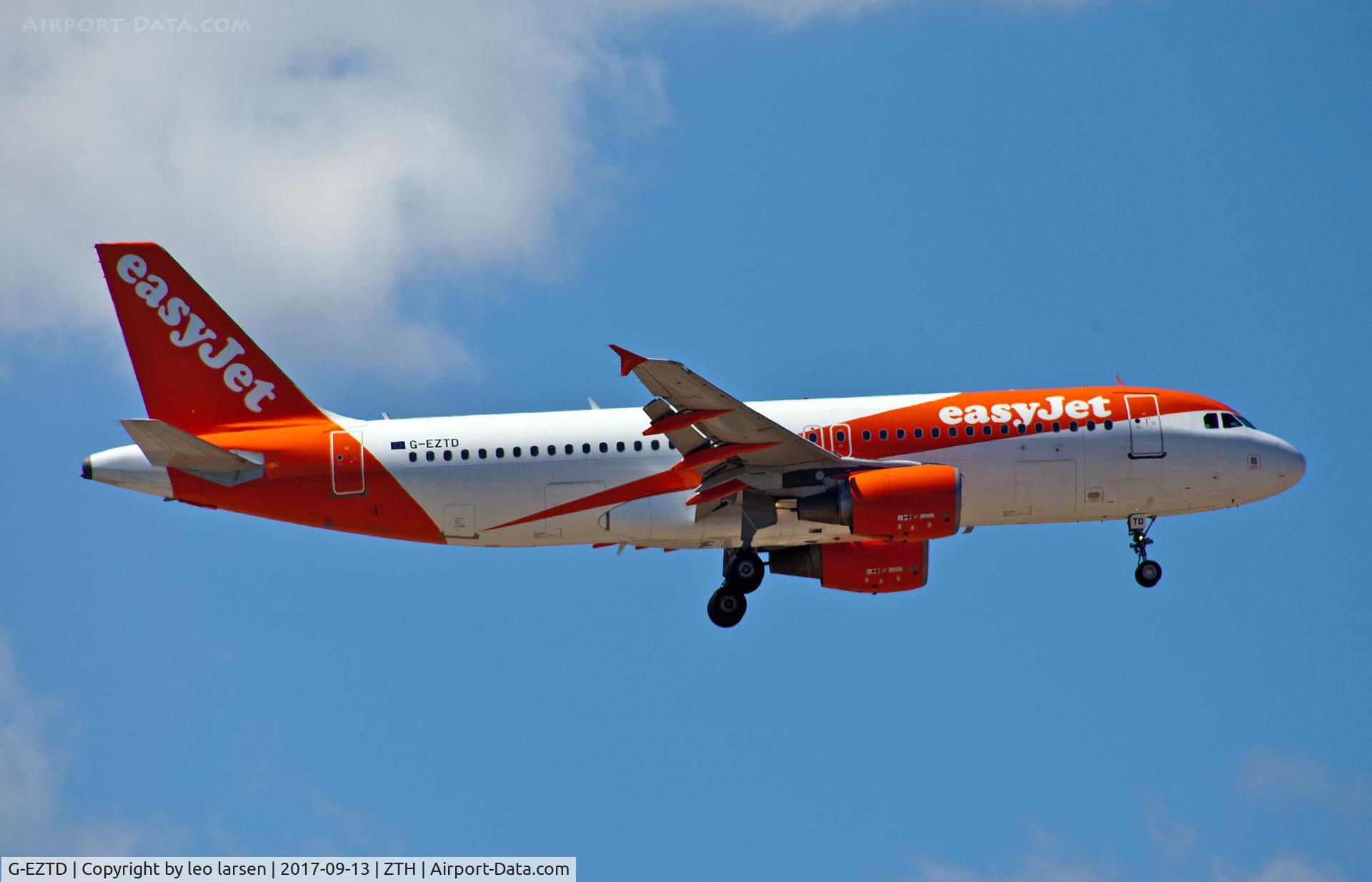 G-EZTD, 2009 Airbus A320-214 C/N 3909, Zakynthos 13.9.2017