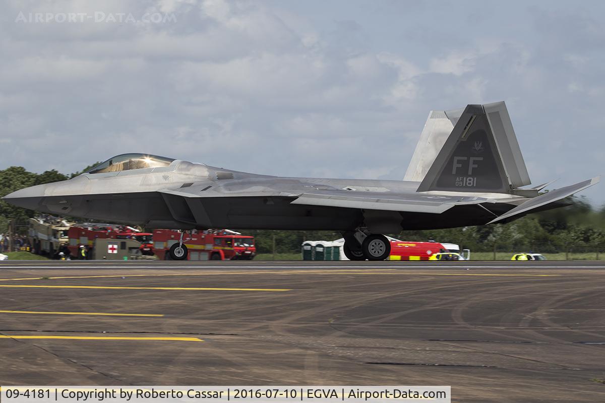 09-4181, Lockheed Martin F-22A Raptor C/N 4181, RIAT16