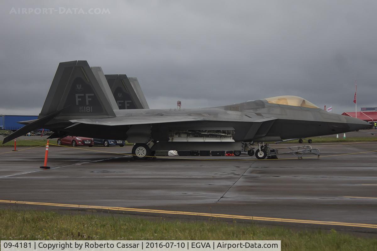 09-4181, Lockheed Martin F-22A Raptor C/N 4181, RIAT 16