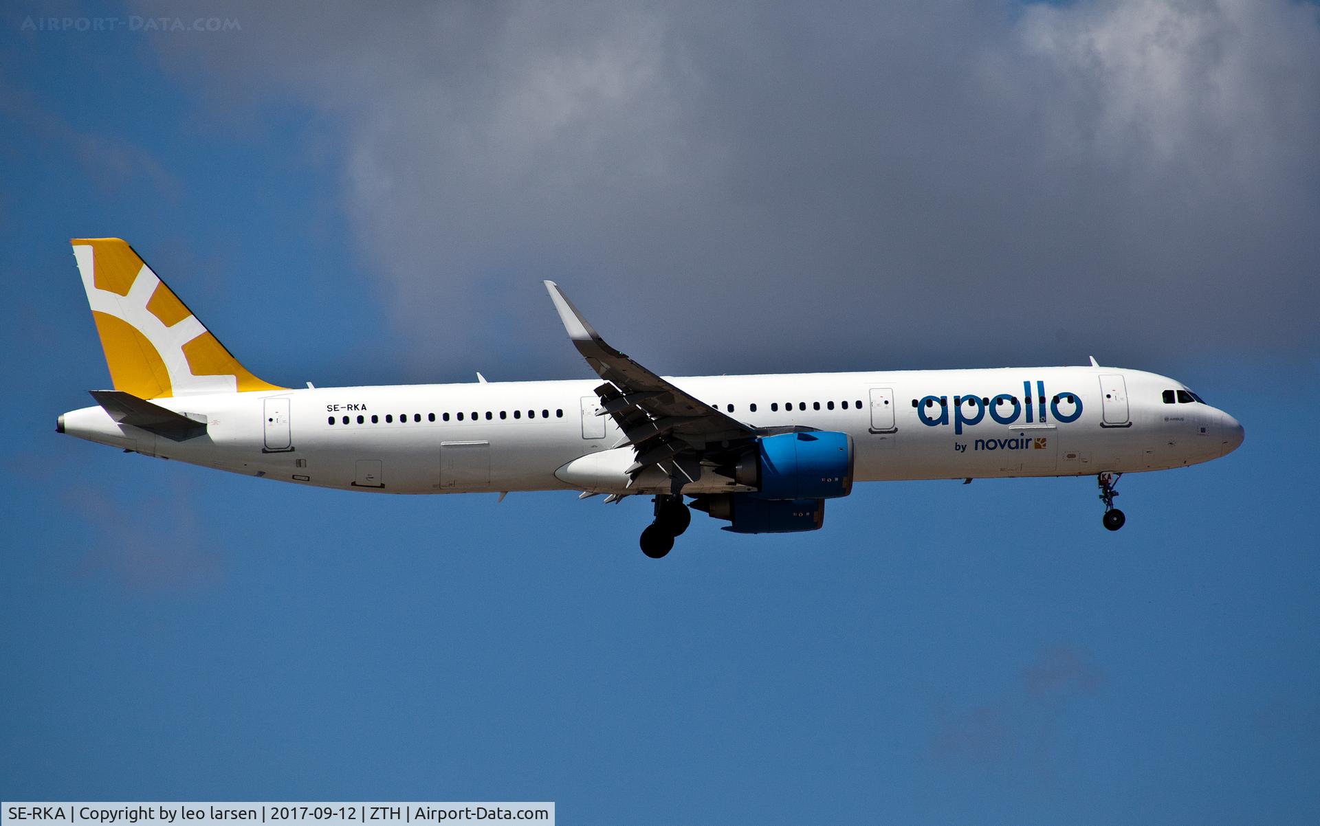 SE-RKA, 2017 Airbus A321-251N C/N 7746, Zakynthos 12.9.2017