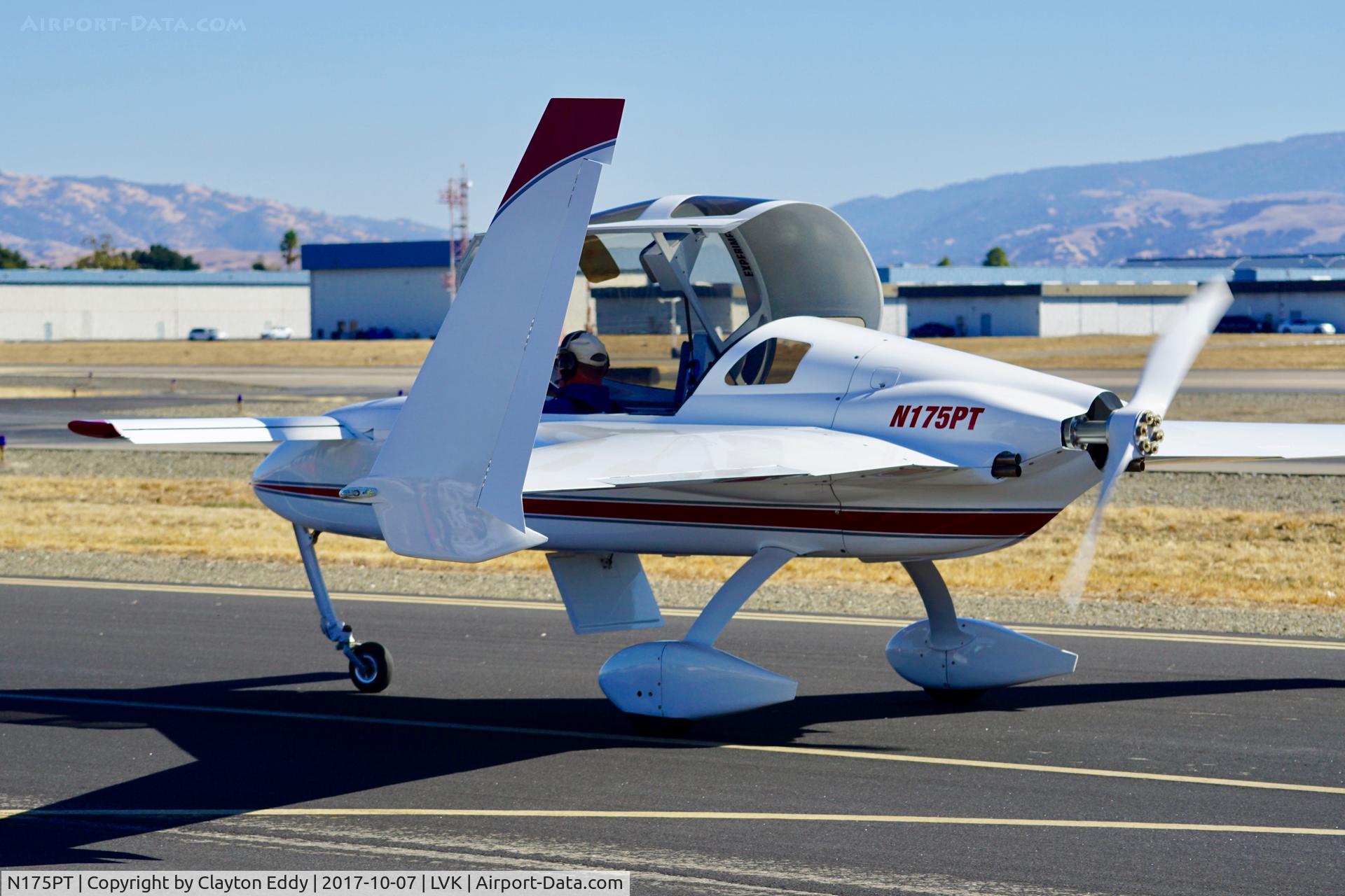 N175PT, Andres Tim Q CANARD PUSHER C/N 1104, Livermore Airport California 2017.