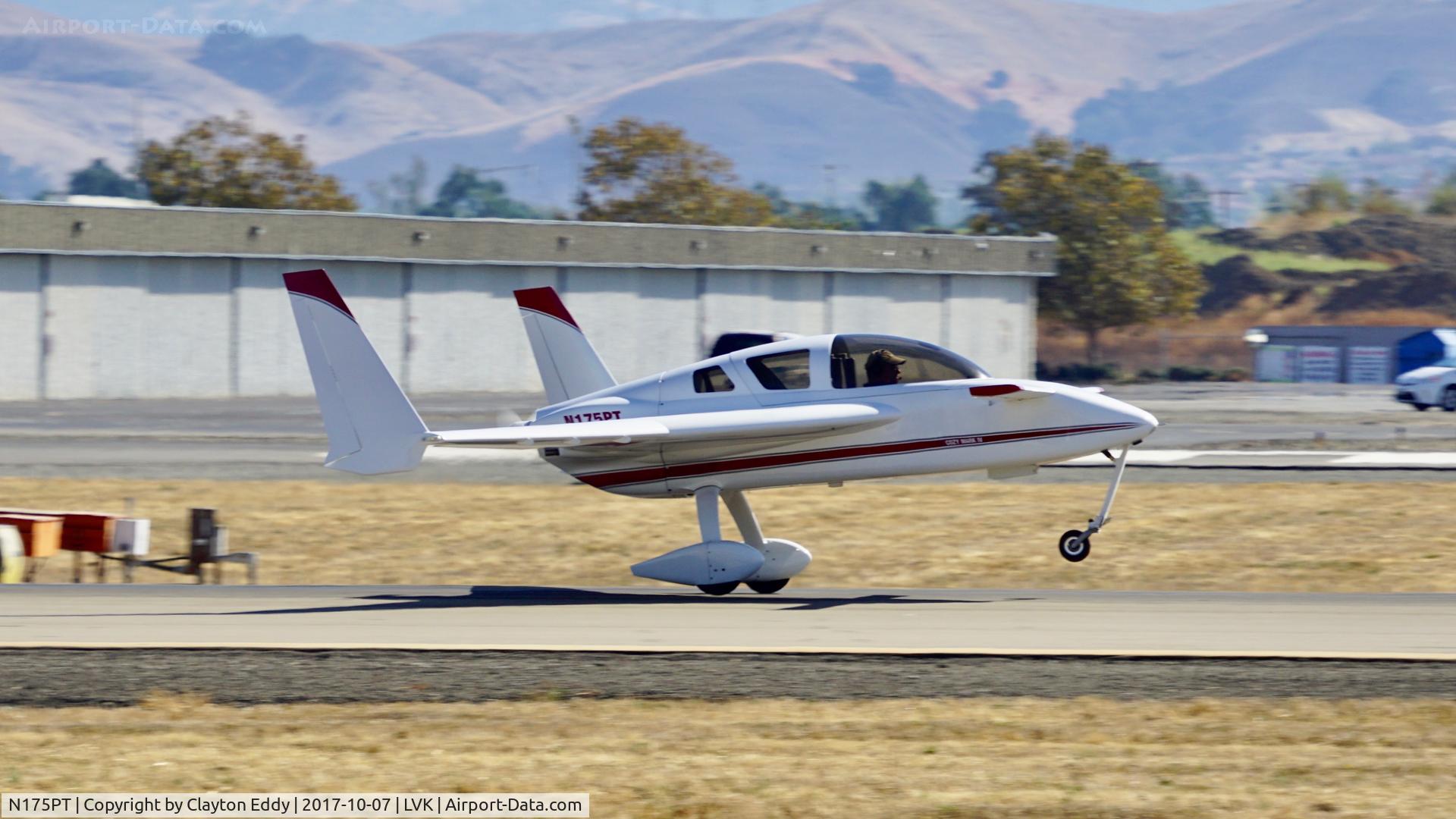 N175PT, Andres Tim Q CANARD PUSHER C/N 1104, Livermore Airport California 2017.
