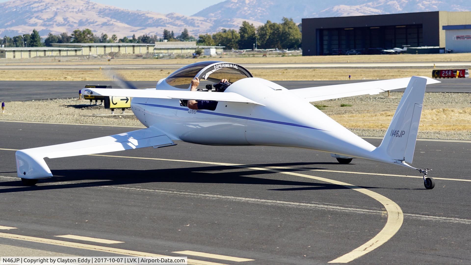 N46JP, 1999 QAC Quickie Q200 C/N 2468, Livermore Airport California 2017.