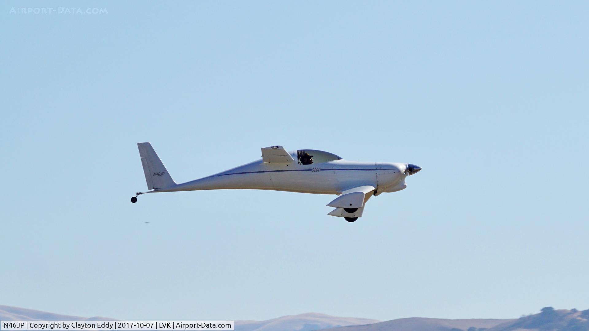 N46JP, 1999 QAC Quickie Q200 C/N 2468, Livermore Airport California 2017.