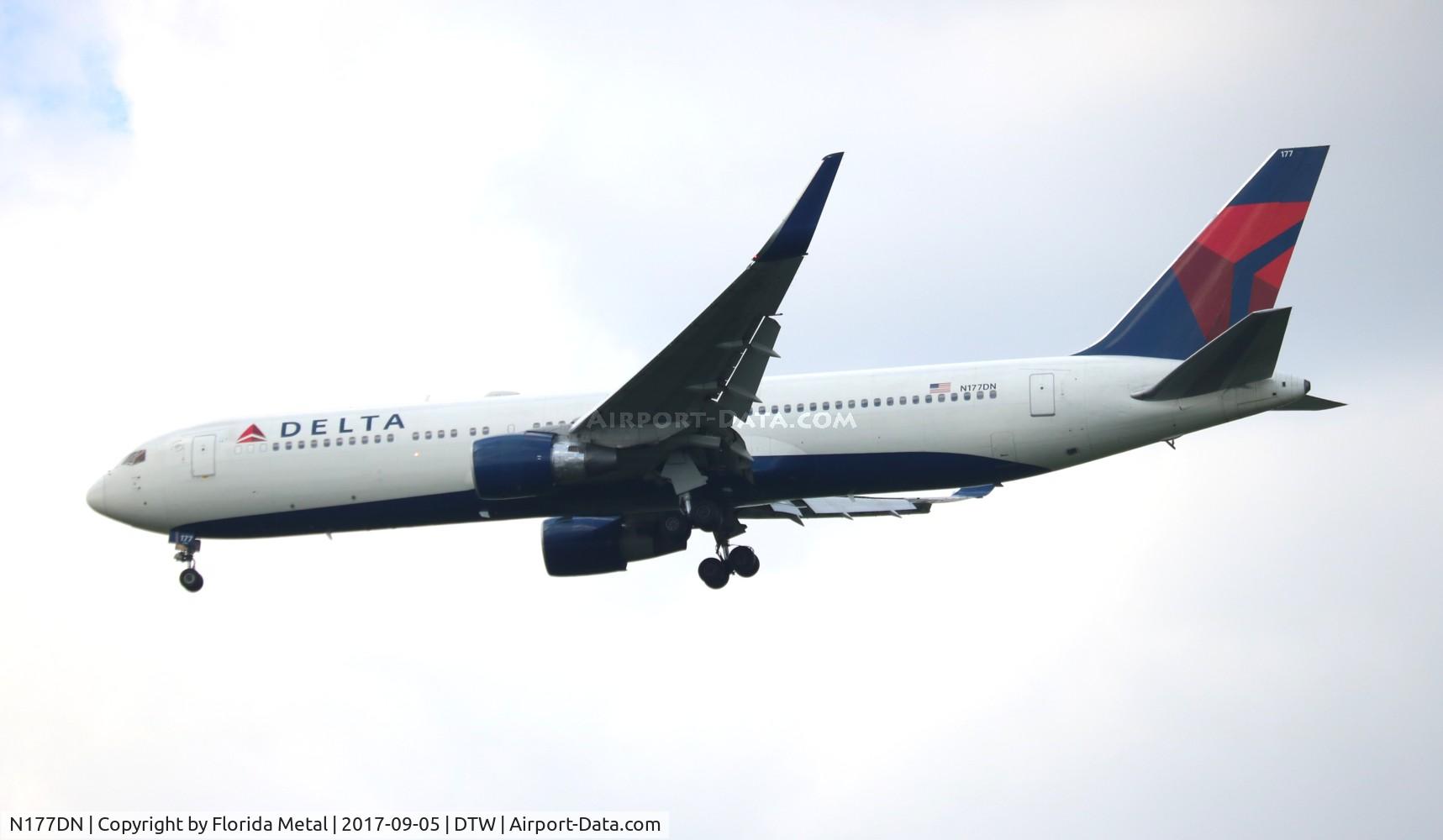N177DN, 1991 Boeing 767-332 C/N 25122, Delta