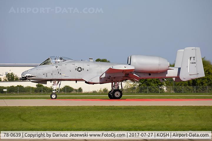 78-0639, 1978 Fairchild Republic A-10A Thunderbolt II C/N A10-0259, A-10A Thunderbolt 78-0639 CT from 118th FS ''Flying Yankees'' 103rd FW Bradley ANGB, CT