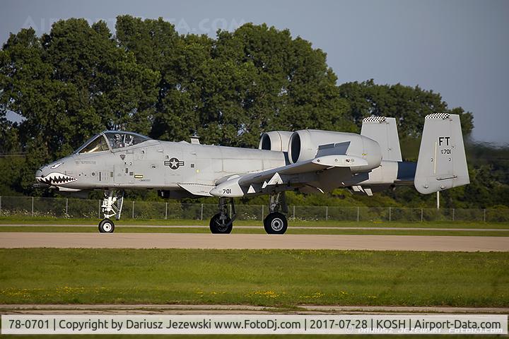 78-0701, 1978 Fairchild Republic A-10C Thunderbolt II C/N A10-0321, A-10C Thunderbolt II 78-0701 FT from 74th FS 